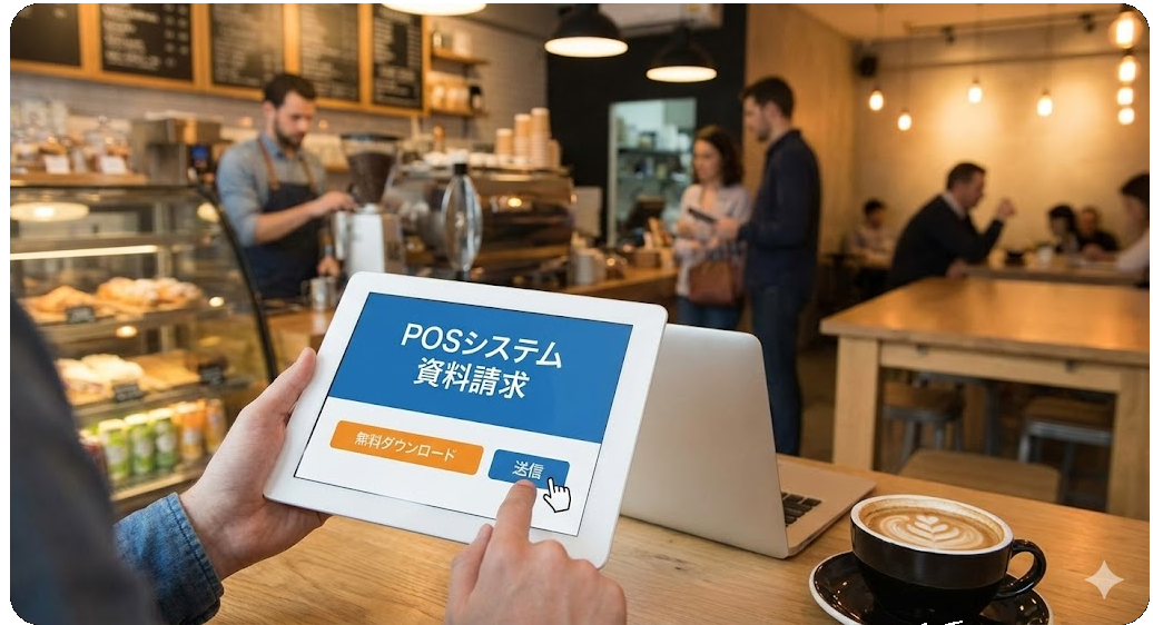 POSシステム資料請求イメージ
